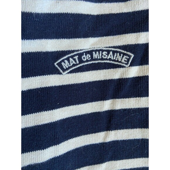 Mat de Misaine Breton Top Size M Blue Striped Sailor French Coastal Quiet Luxury - Picture 6 of 12